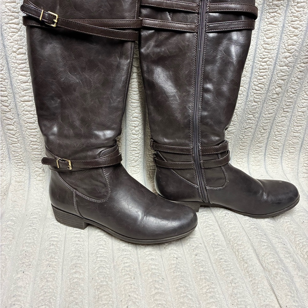 Naturalizer Dark Brown Over the Knee Boots